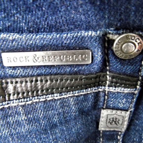 Rock & Republic Neil Dark Blue Denim Jean 34 X 30 - Picture 4 of 8